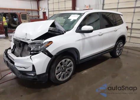 2025 Honda Passport Awd Ex-L из США, поврежденный, VIN 5FNYF8H56SB002985